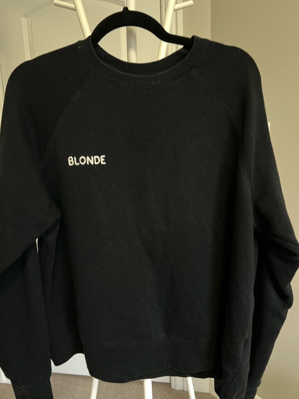 Brunette The Label Black Crewneck Sweatshirt